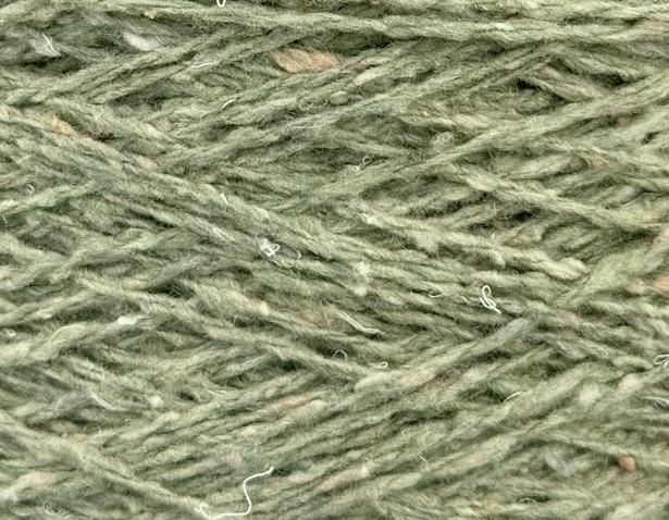 The Royal Collection Tweed Nm 2/6000 aus Kaschmir, Wolle und Seide col. Salbeigrün